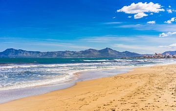 Majorca bay of Alcudia, Spain Balearic islands by Alex Winter