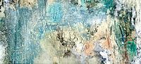 abstract landscape turquoise nature green