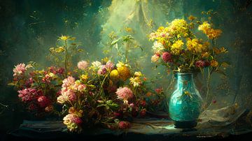 Ocean of Flowers van Sven van der Wal