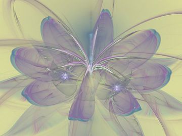 Lotus bloem van Bernardine de Laat