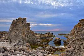 Digerhuvud Rauk Area on Gotland by Karin Jähne