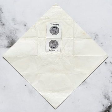 Gnome post Bolivia on marble by Floris Kok