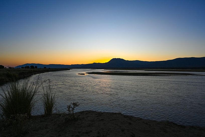Coucher de soleil sur le fleuve Zambèze par Robert Styppa