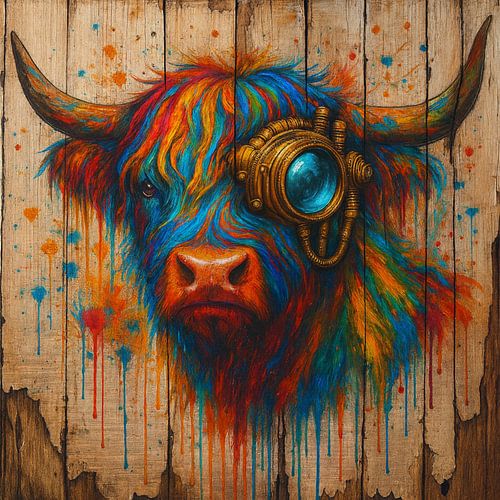 Steampunk Highland Driftwood