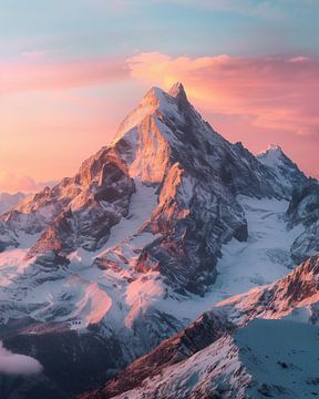 Magie van de Alpen: het lichtspel van de natuur van fernlichtsicht