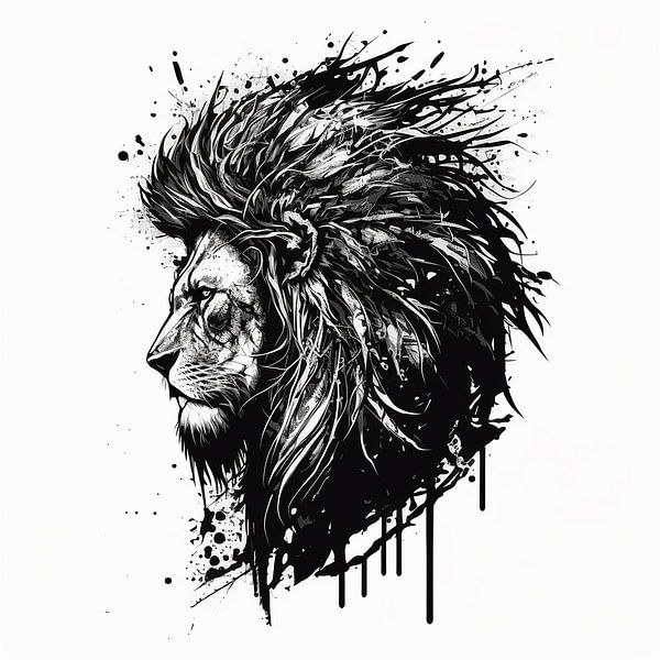 Majestic lion by Poster Art Shop