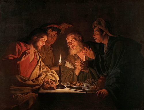 Avondeten bij Emmaüs, Matthias Stom