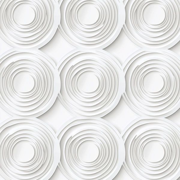 White Circles by Bianca ter Riet