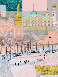 Moskau (Stadt) von Artclaud