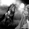 Fantasy and Woman With Horse sur Brian Morgan