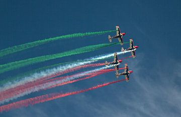 Vliegshow boven Barcelona von Ruud Lobbes