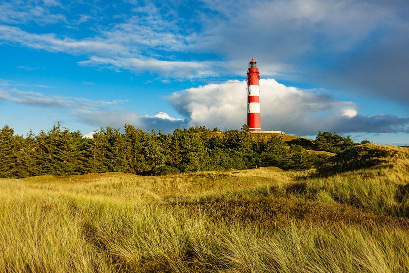 Leuchtturm in Wittdün auf der Insel Amrum van Rico Ködder