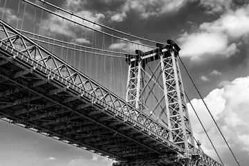 Manhattan Bridge New York City van Nannie van der Wal