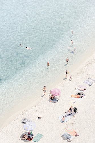 Tag am Strand mit Luftbildern