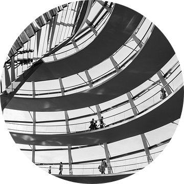 De Reichstagkoepel in Berlijn  van Marian Sintemaartensdijk