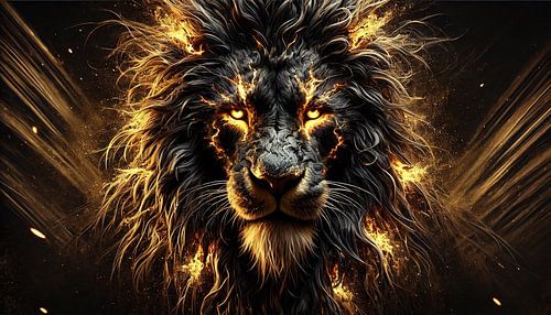 Oeroude Wijsheid – imposante olifant met gouden barsten