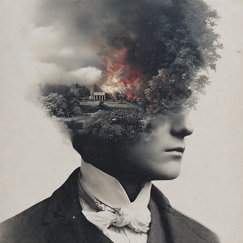 digital art Fragments of War, Longing for Peace