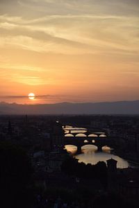 Florence au coucher du soleil sur Manon Verijdt