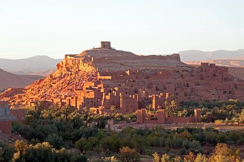 Ait Ben Haddou het Atlas gebergte in Marokko Afrika