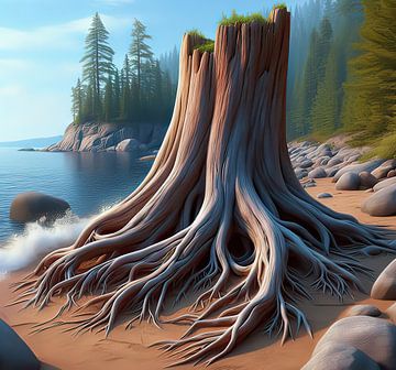 Tree stump by Kay Weber