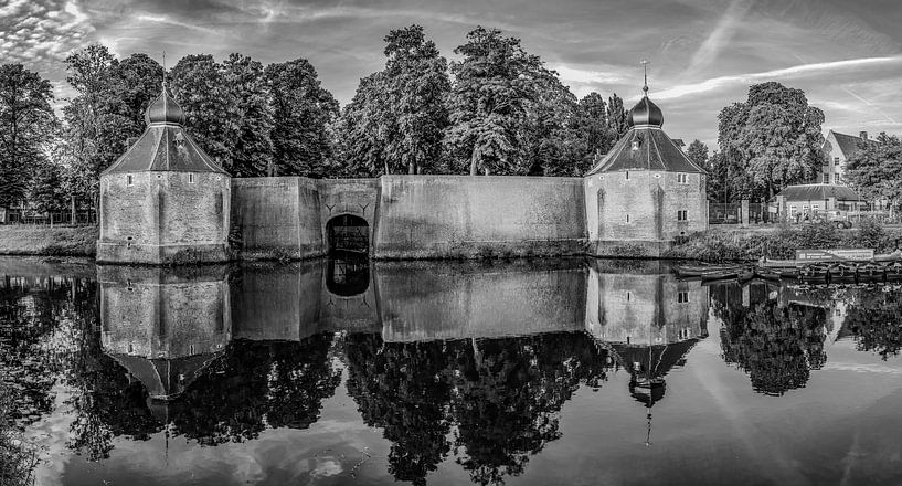 Breda - Spanjaardsgat KMA - Schwarz und Weiß von I Love Breda
