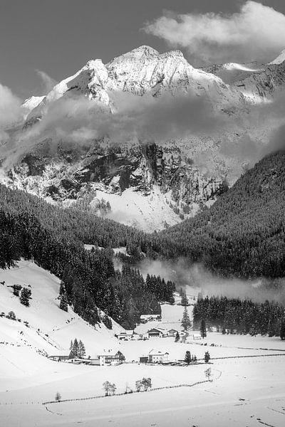 Rein in Taufers und die Riesenfernergruppe, Tauferer Ahrntal von Christian Müringer