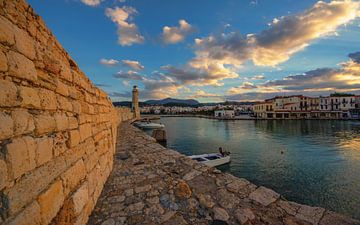 Evening in Crete by Friedhelm Peters