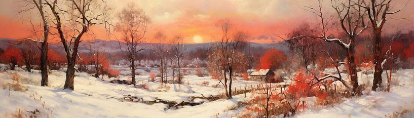 Painting Winter 80950 by Eye catching paintings