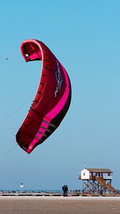 Kitedrachen in St. Peter-Ording