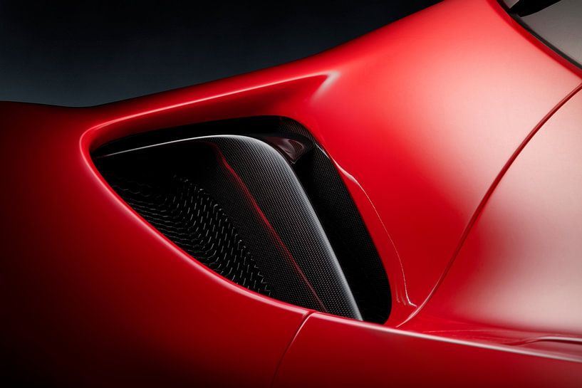 Ferrari SF90 Stradale luchtinlaat van Thomas Boudewijn
