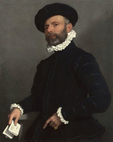 Portrait of a Man holding a Letter ('L'Avvocato'), Giovanni Battista Moroni