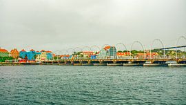 Pontjesbrug Willemstad, Punda, Curacao von Willem Koenes