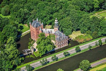 The Netherlands, Breukelen, Castle called Nyenrode along the river Vecht.