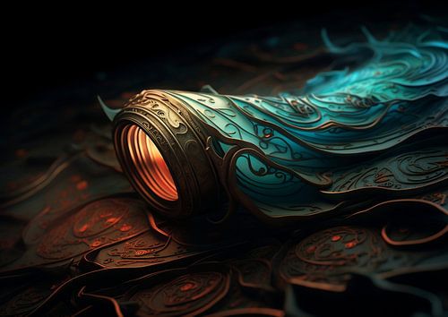 Arabian Fractal Abstracts (3) - Shine a Light