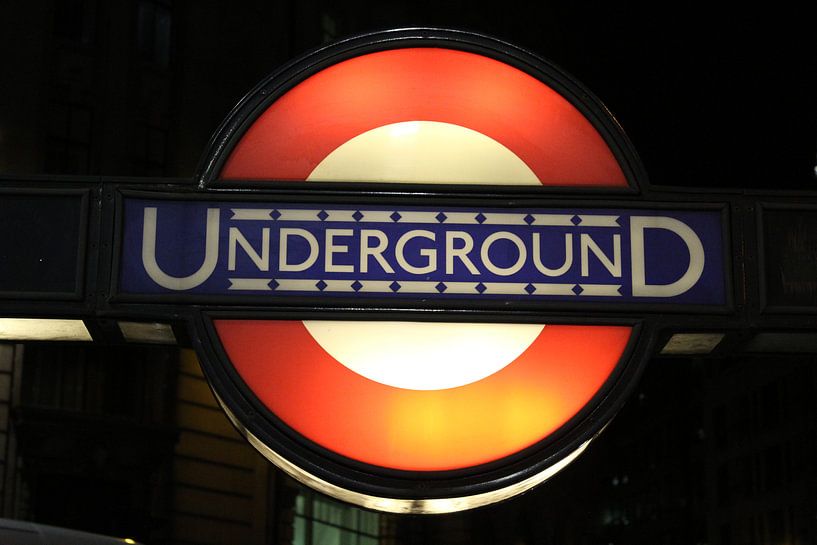 Underground Londen by Berg Photostore