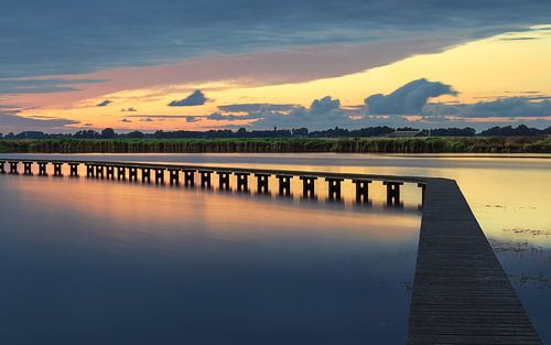 Zonsondergang 't Roegwold Schildwolde