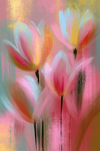 Bloeiende Pastel Verbeelding