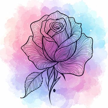 Etherische bloei van Artistic