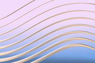Golfvorm roze blauw vibrerend van Jonathan Schöps | UNDARSTELLBAR.COM — Visuele gedachten over God thumbnail