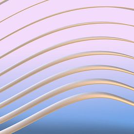 Wellenform rosa blau schwingend von Jonathan Schöps | UNDARSTELLBAR.COM — Visuelle Gedanken zu Gott