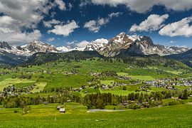 Montagnes de l'Alpstein avec le Säntis