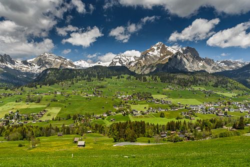 Alpsteingebirge mit Säntis