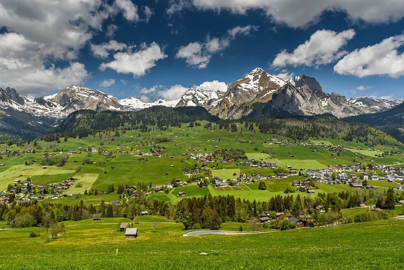 Alpstein mountains with Säntis by Conny Pokorny