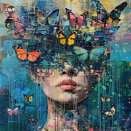 Vlinders van Blikvanger Schilderijen