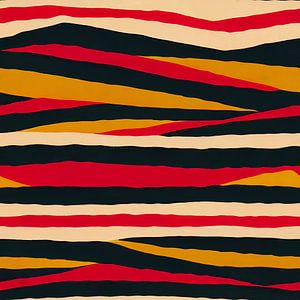 Abstraktes Navajo-Aztekenmuster #III