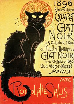 Reopening of the Chat Noir Cabaret, 1896 by Bridgeman Images