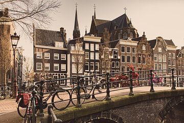 De Herengracht in Amsterdam van Mike Peek