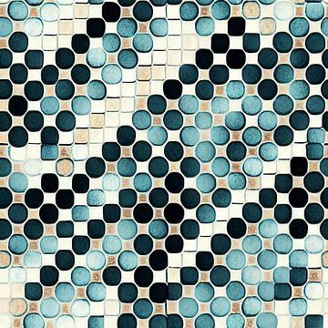 Azulejo pattern #X by Whale & Sons