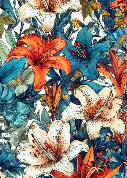 Flowers plants art by JBJart Justyna Jaszke