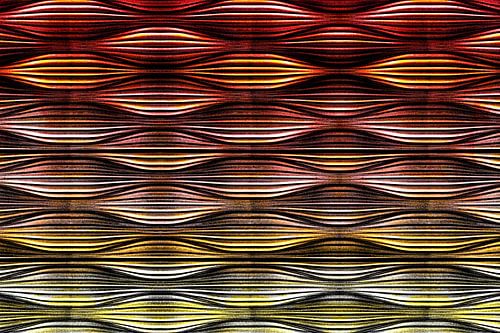 Abstracte Warme Japanse Vormen